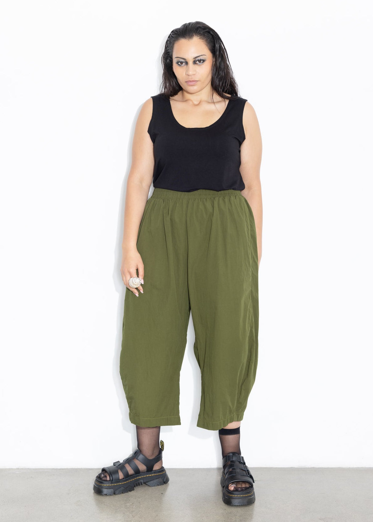 Bell Pant - Olive