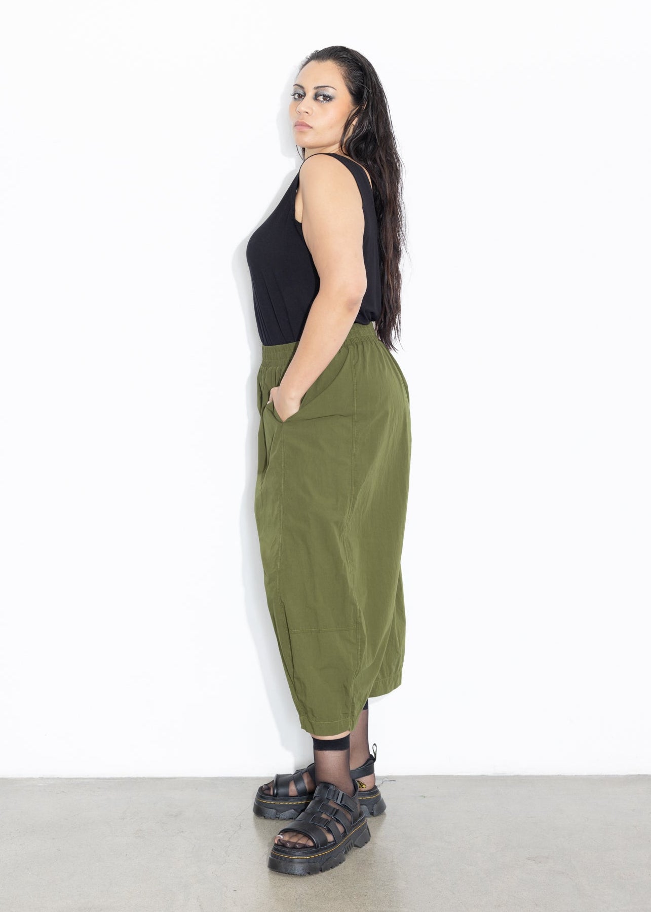 Bell Pant - Olive