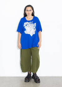 Box Tee - Printed Blue