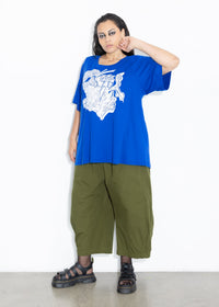 Box Tee - Printed Blue