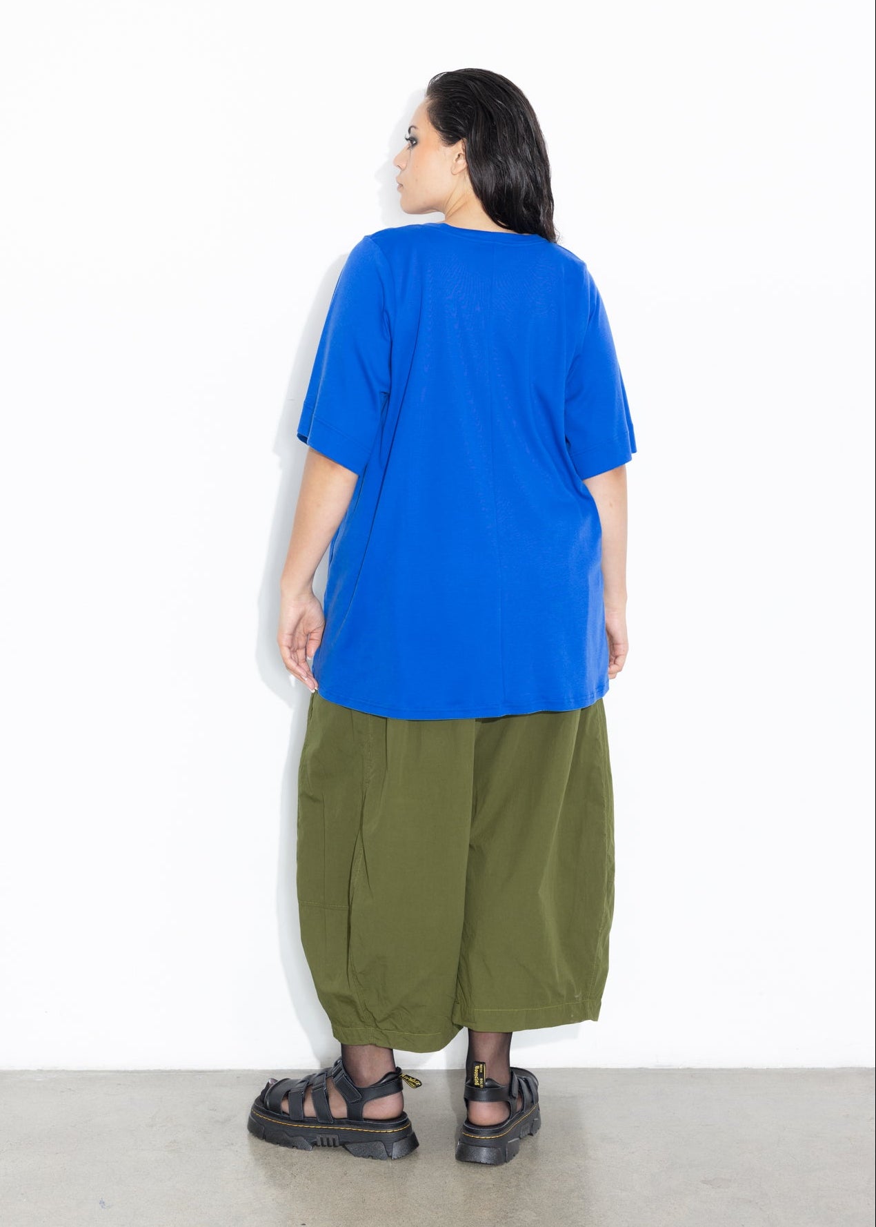 Box Tee - Printed Blue