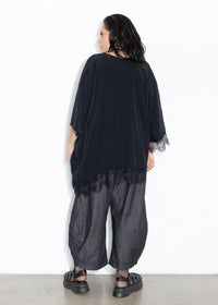 Lace Tee - Black