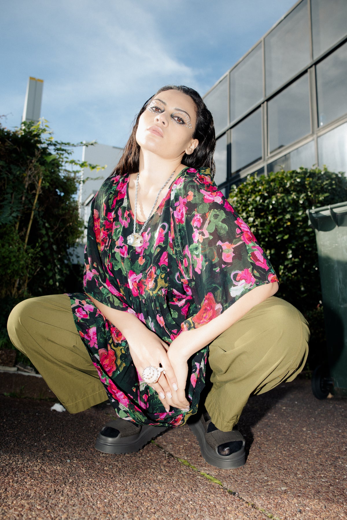 Zoe Top - Floral Study