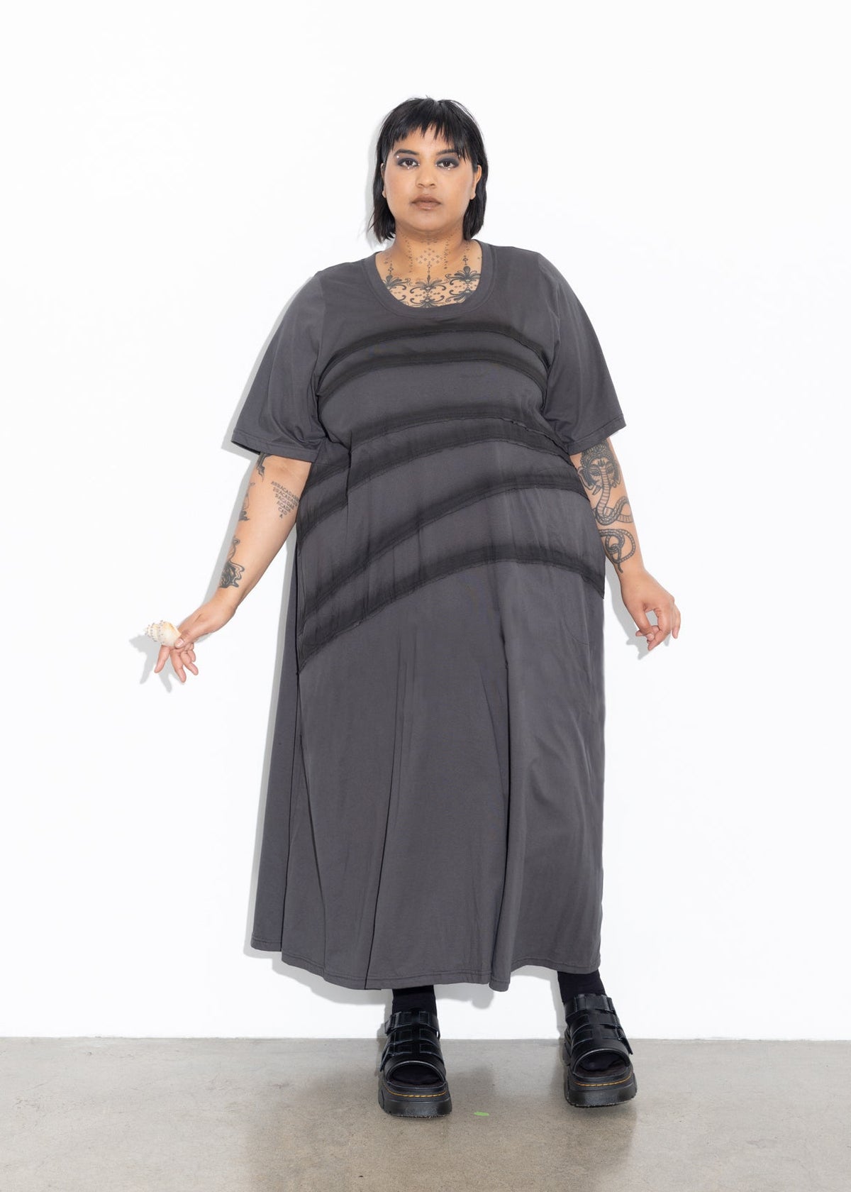 Cleo Dress - Grey