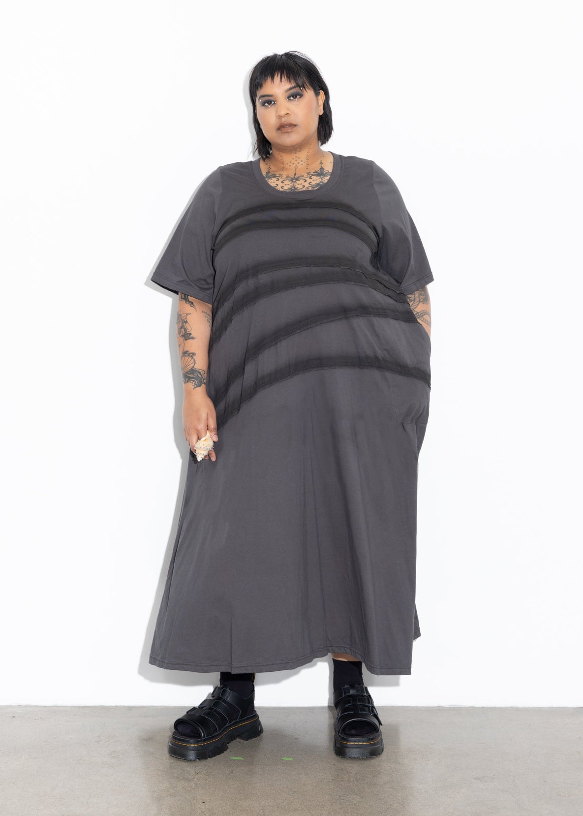 Cleo Dress - Grey