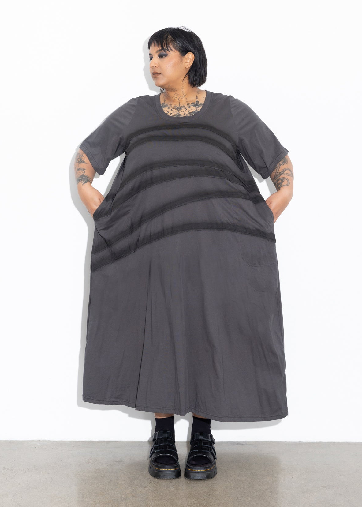 Cleo Dress - Grey