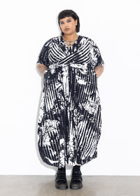 Luchia Dress - Foliage Print
