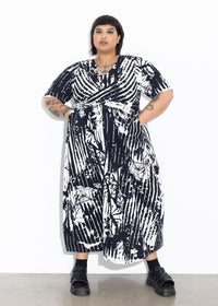 Luchia Dress - Foliage Print