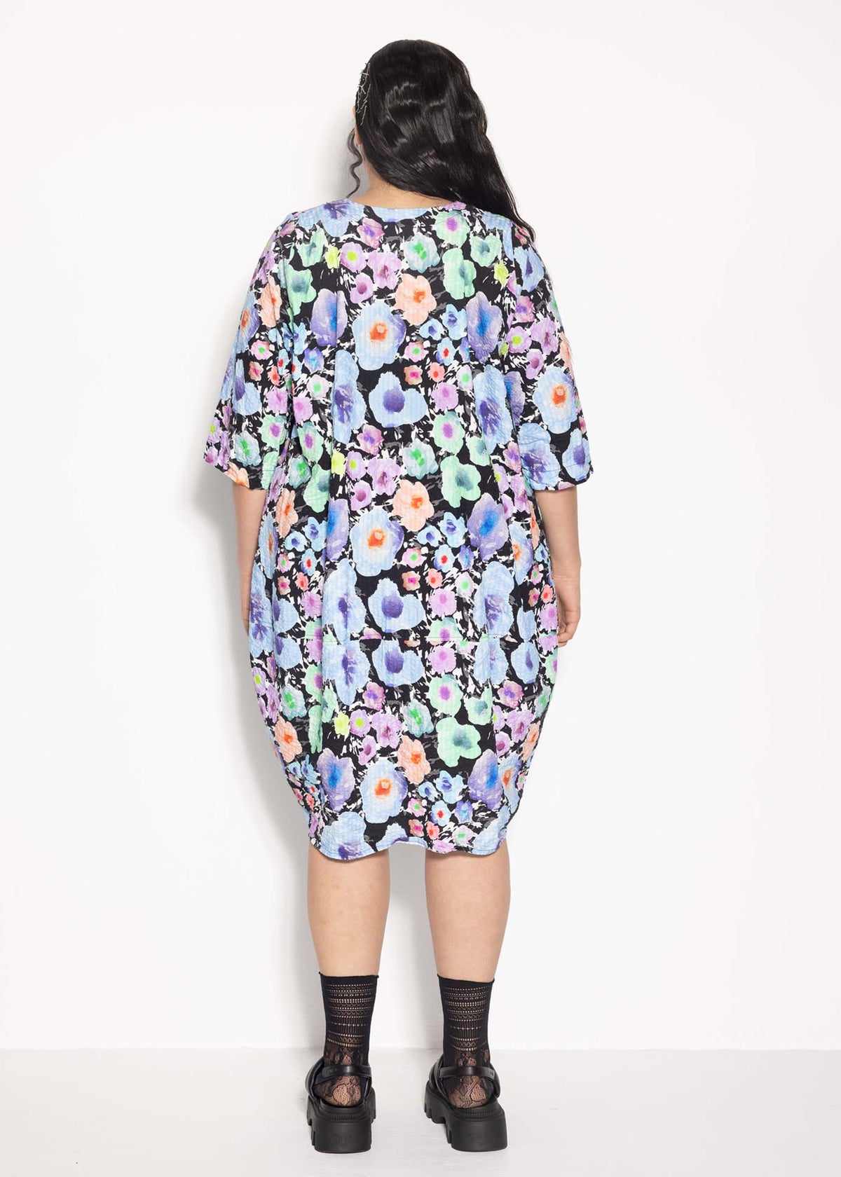 Maddie Dress - Pop Watercolour