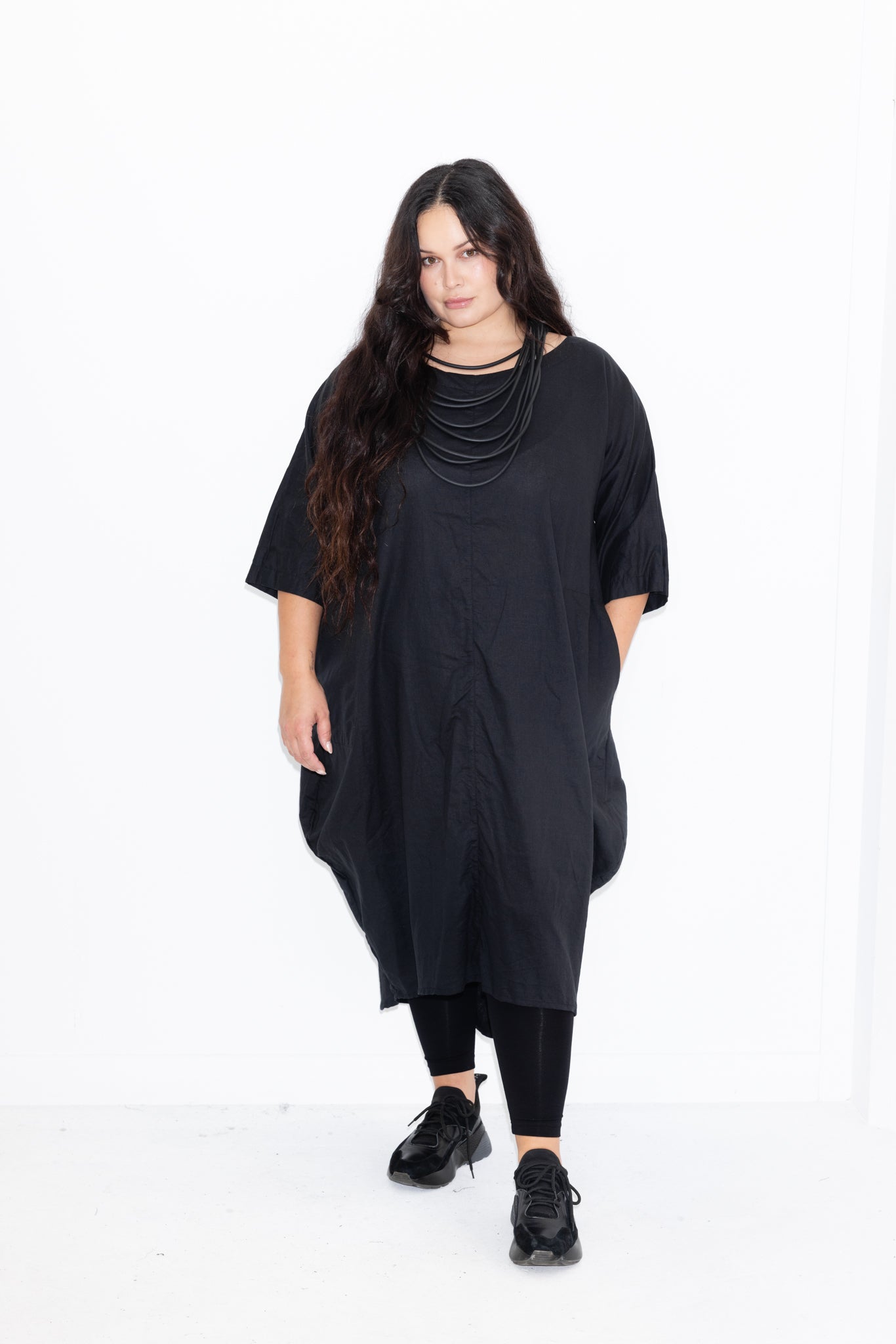 Last Ones Size 4XL - Sam Dress - Black