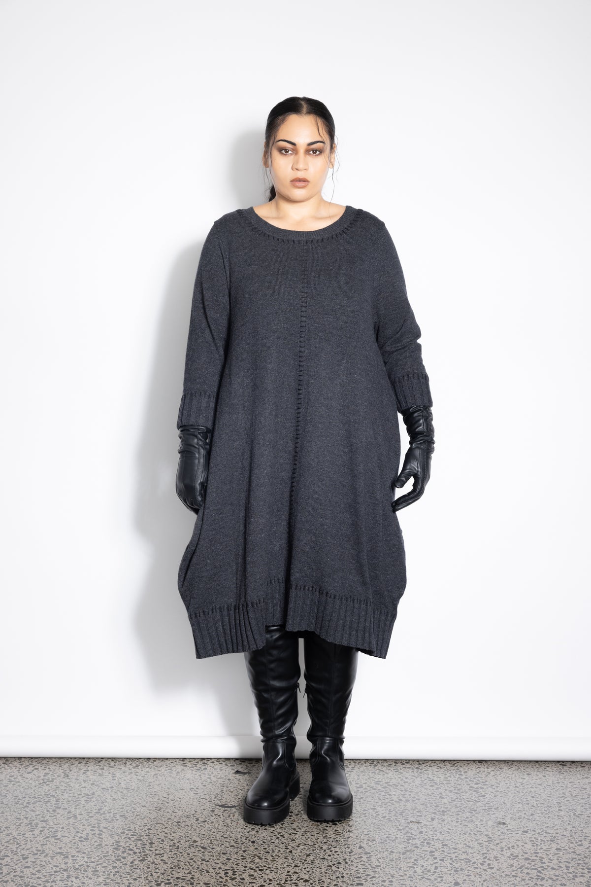 Elodie Dress - Grey