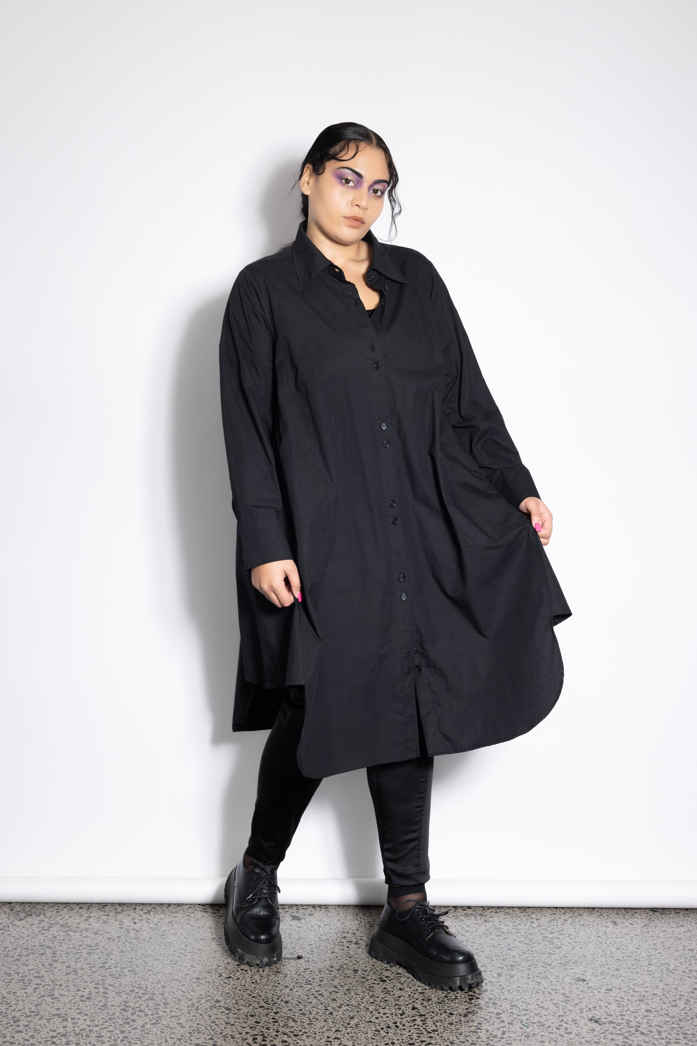 Unity Pants - Black Satin