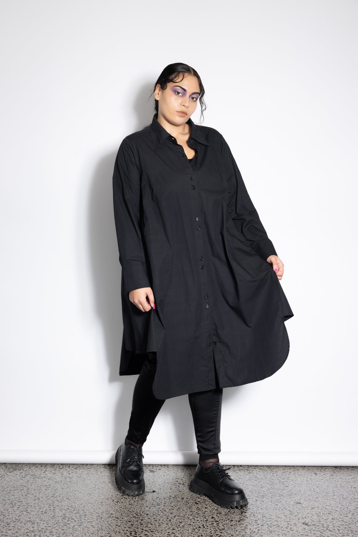 Unity Pants - Black Satin