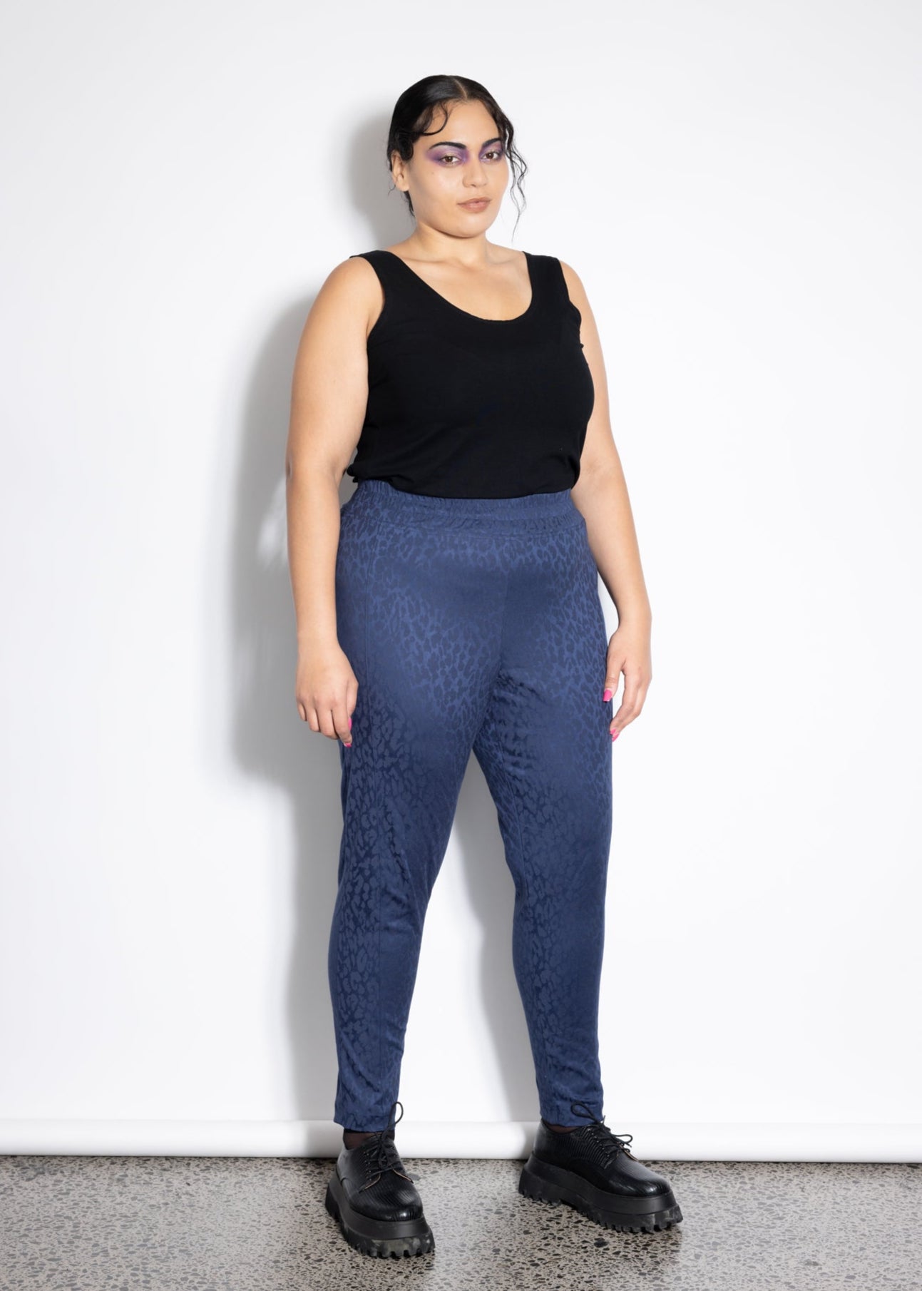 Unity Pants - Blue Leopard