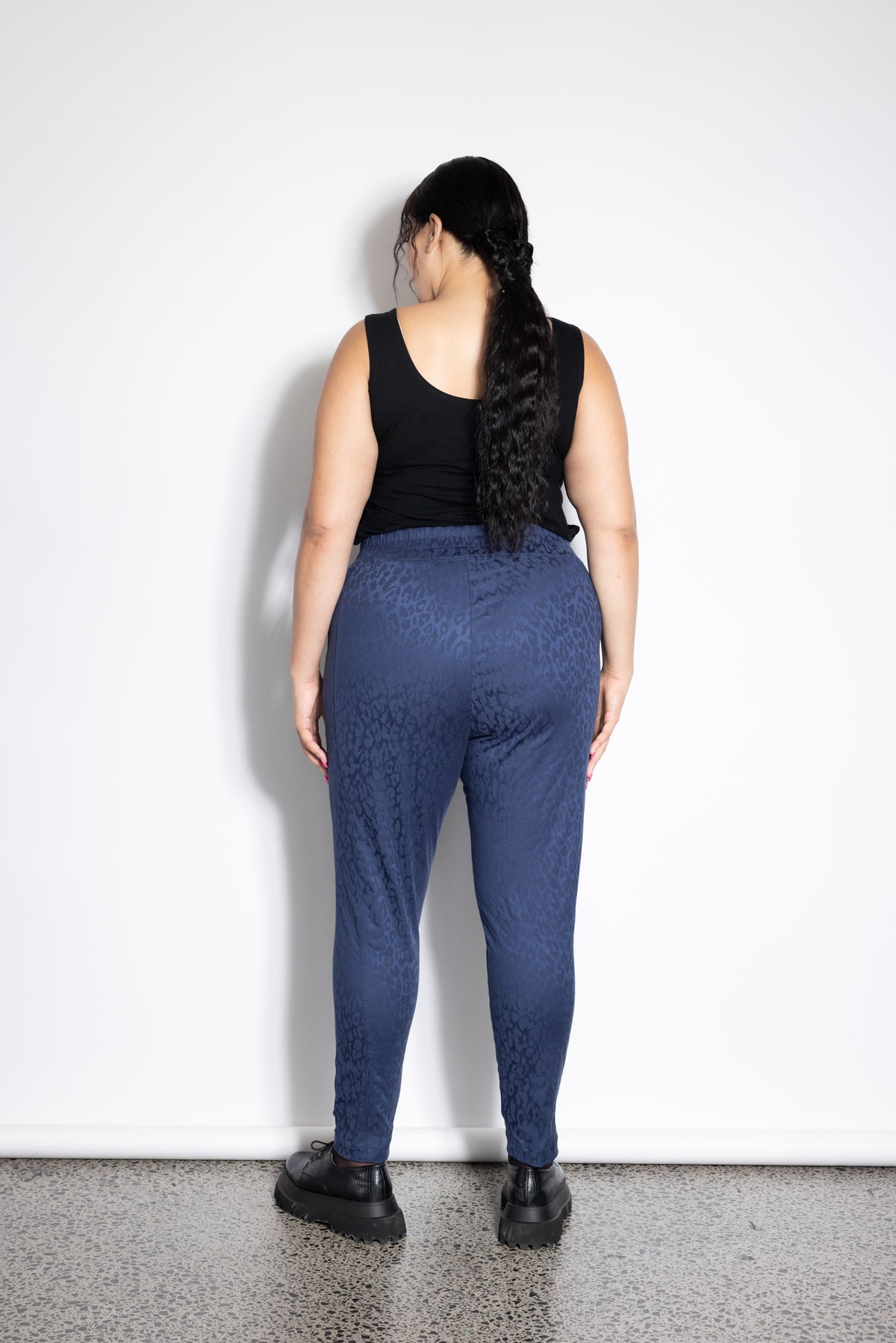 Unity Pants - Blue Leopard