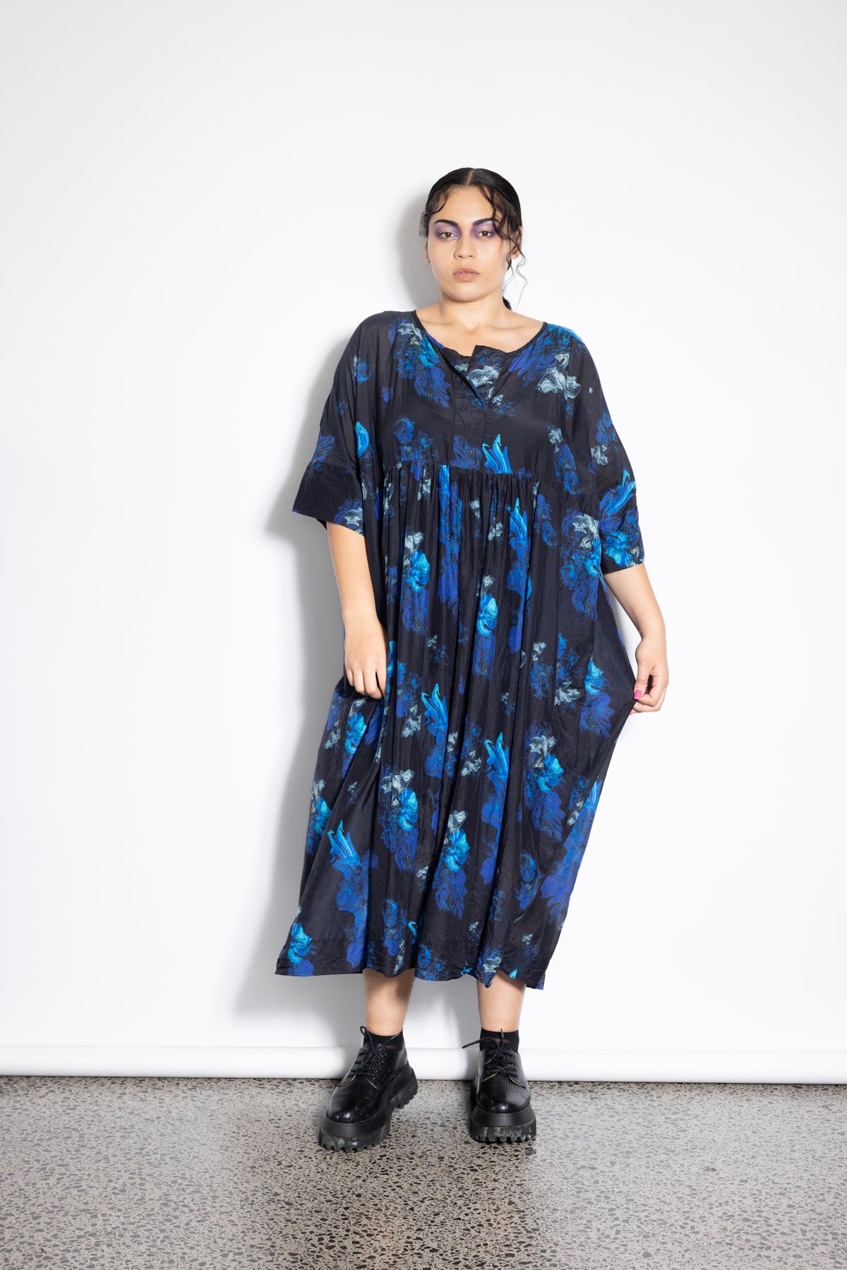 Kitty Dress - Blue Orchid
