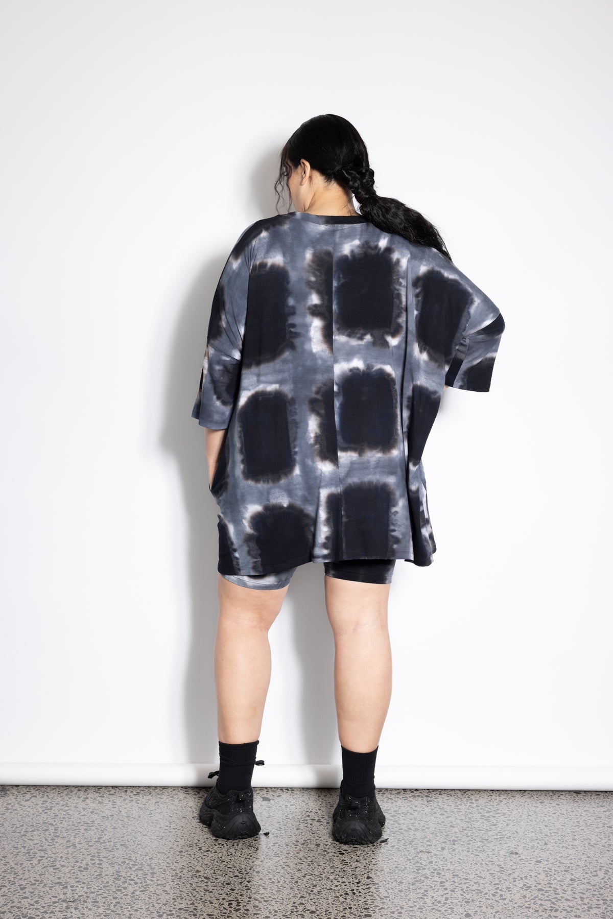 Milo Top - Grey Squares