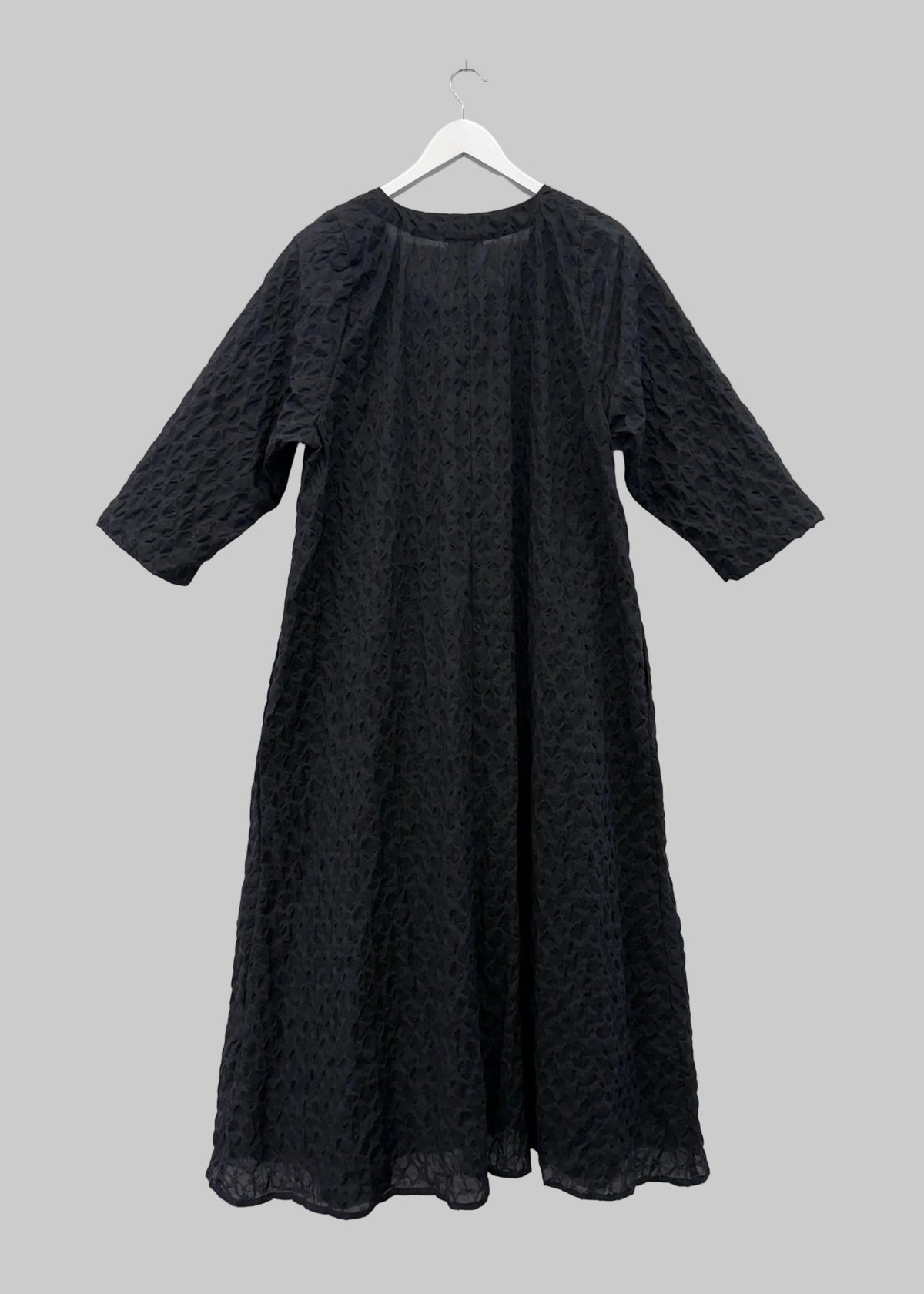 Riley Dress - Seersucker Black