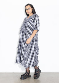 Ruffles Dress - Gingham