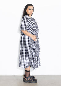 Ruffles Dress - Gingham