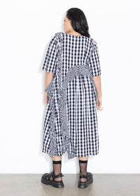 Ruffles Dress - Gingham
