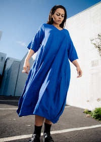 Morgan Dress - Blue