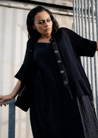 Net Cardi - Black