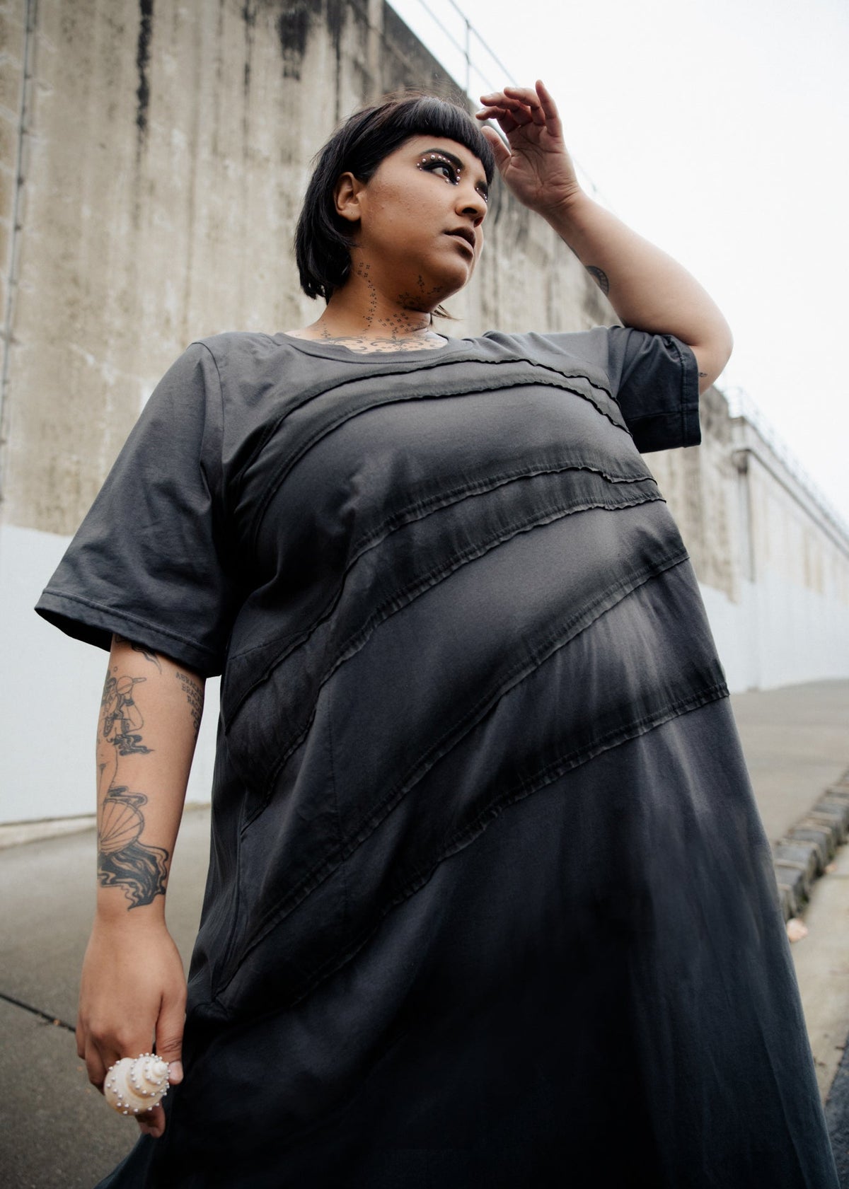 Cleo Dress - Grey