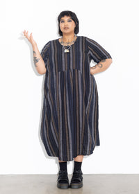 Vault Dress - Weavers Stripe