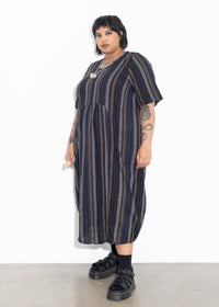 Vault Dress - Weavers Stripe