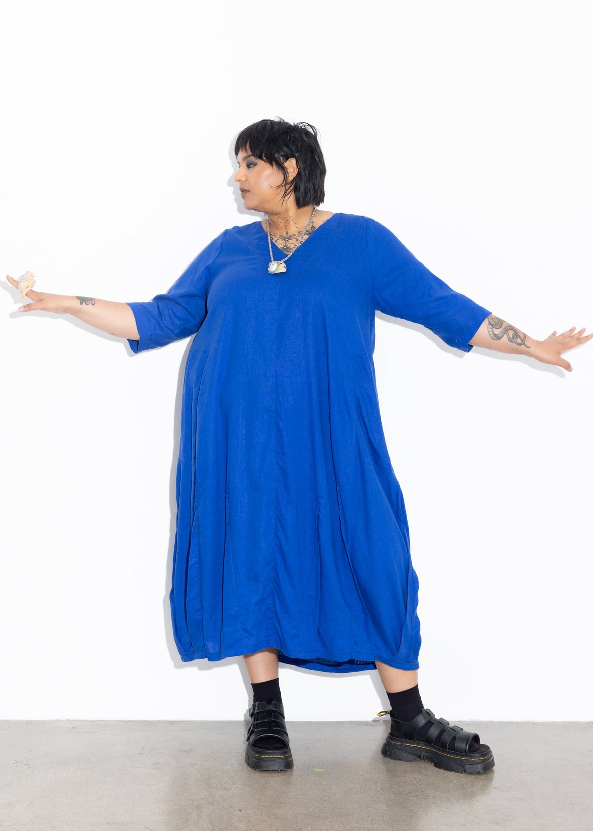 Morgan Dress - Blue