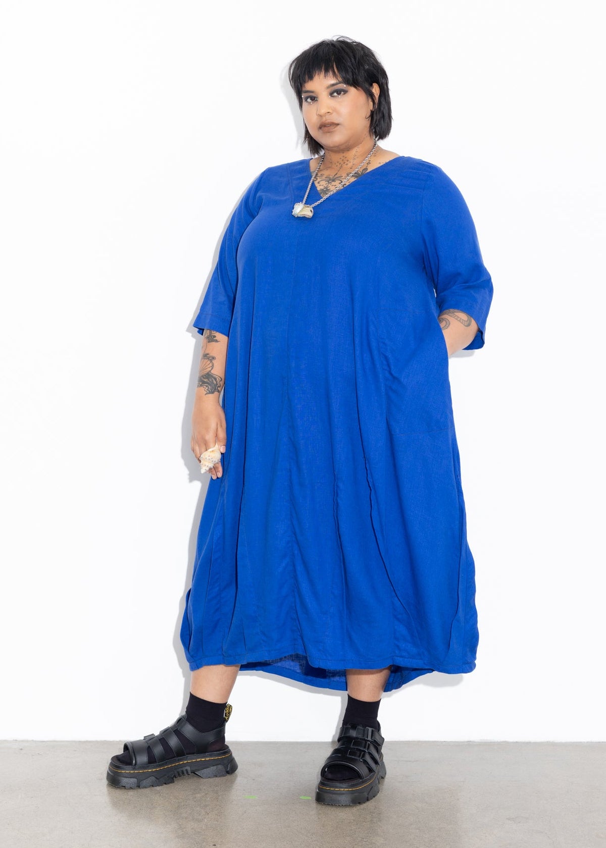 Morgan Dress - Blue