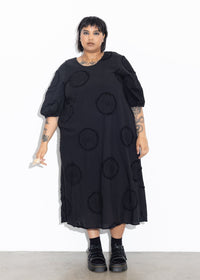 Ronnie Dress - Black Embroidery