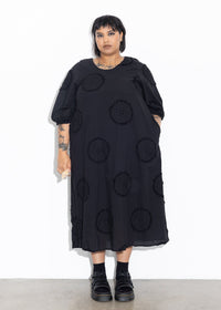 Ronnie Dress - Black Embroidery