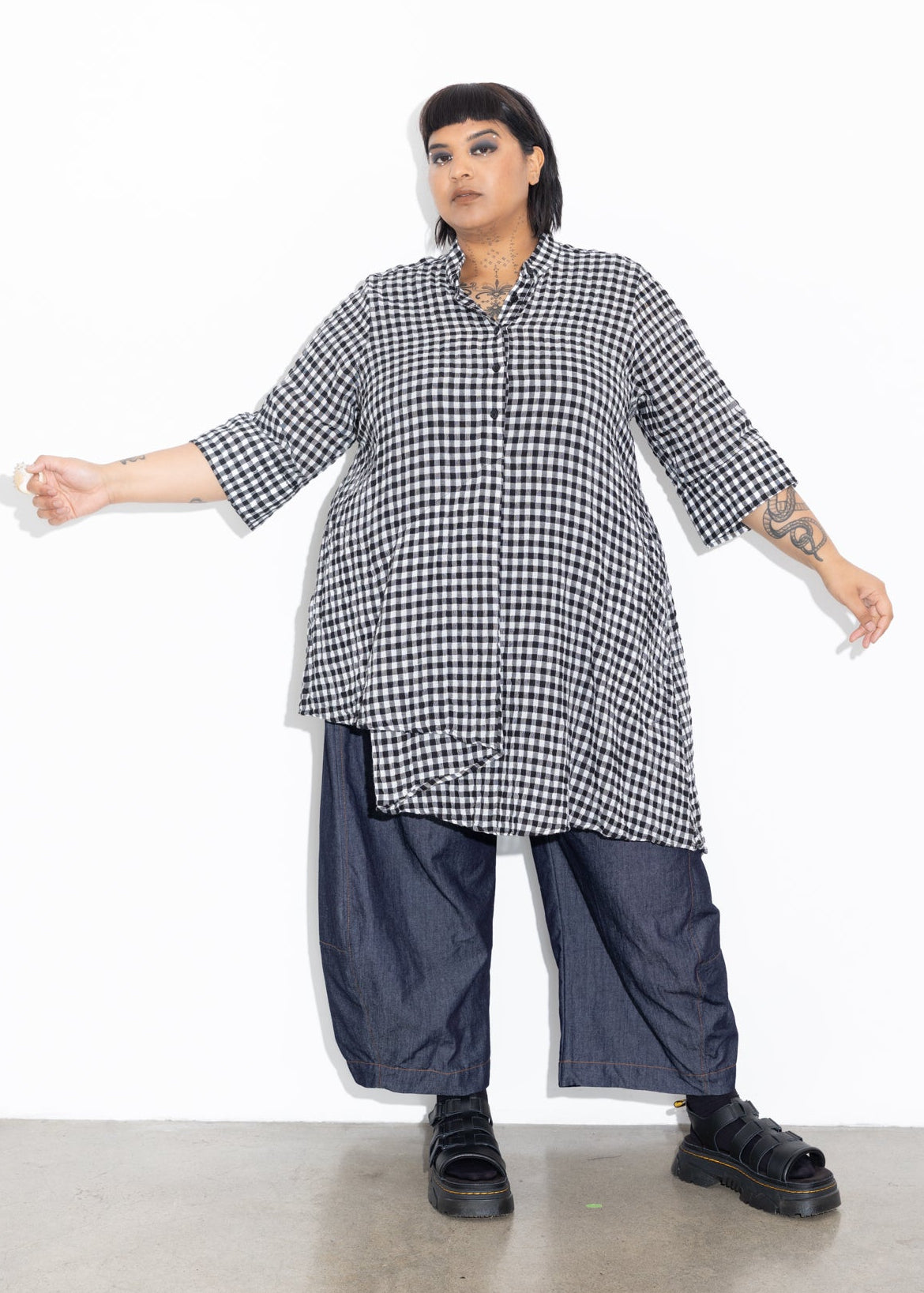 Folds Shirt - Gingham