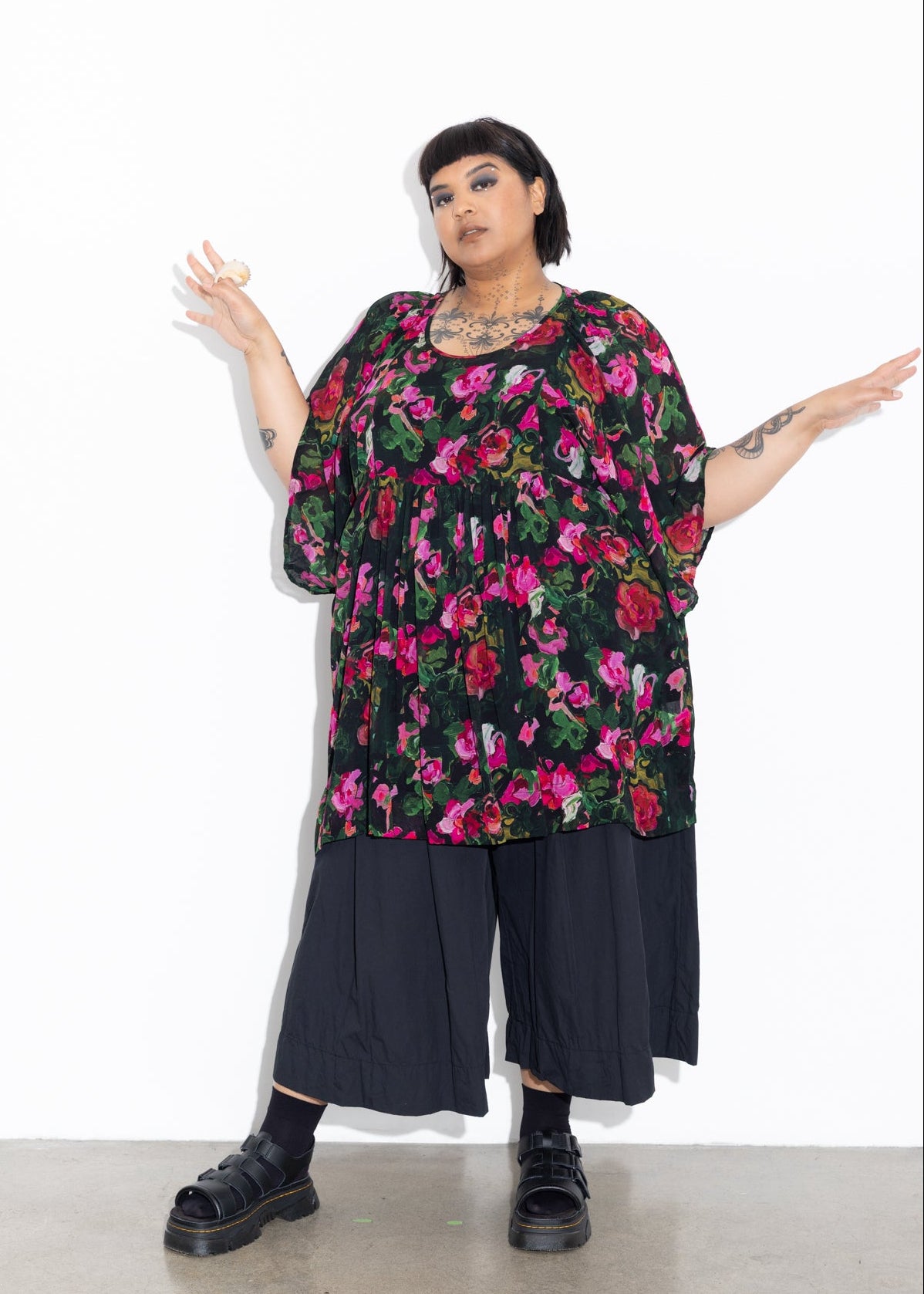 Zoe Top - Floral Study