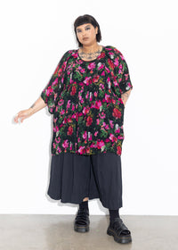 Zoe Top - Floral Study