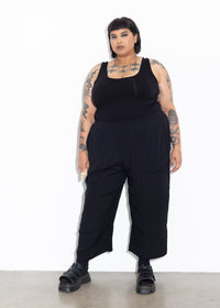 Wide Hem Pant - Black