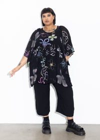 Wide Hem Pant - Black