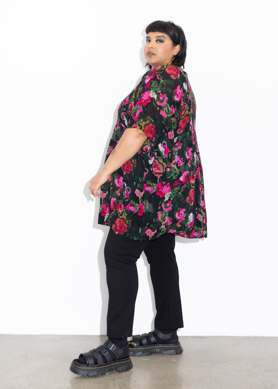 Zoe Top - Floral Study