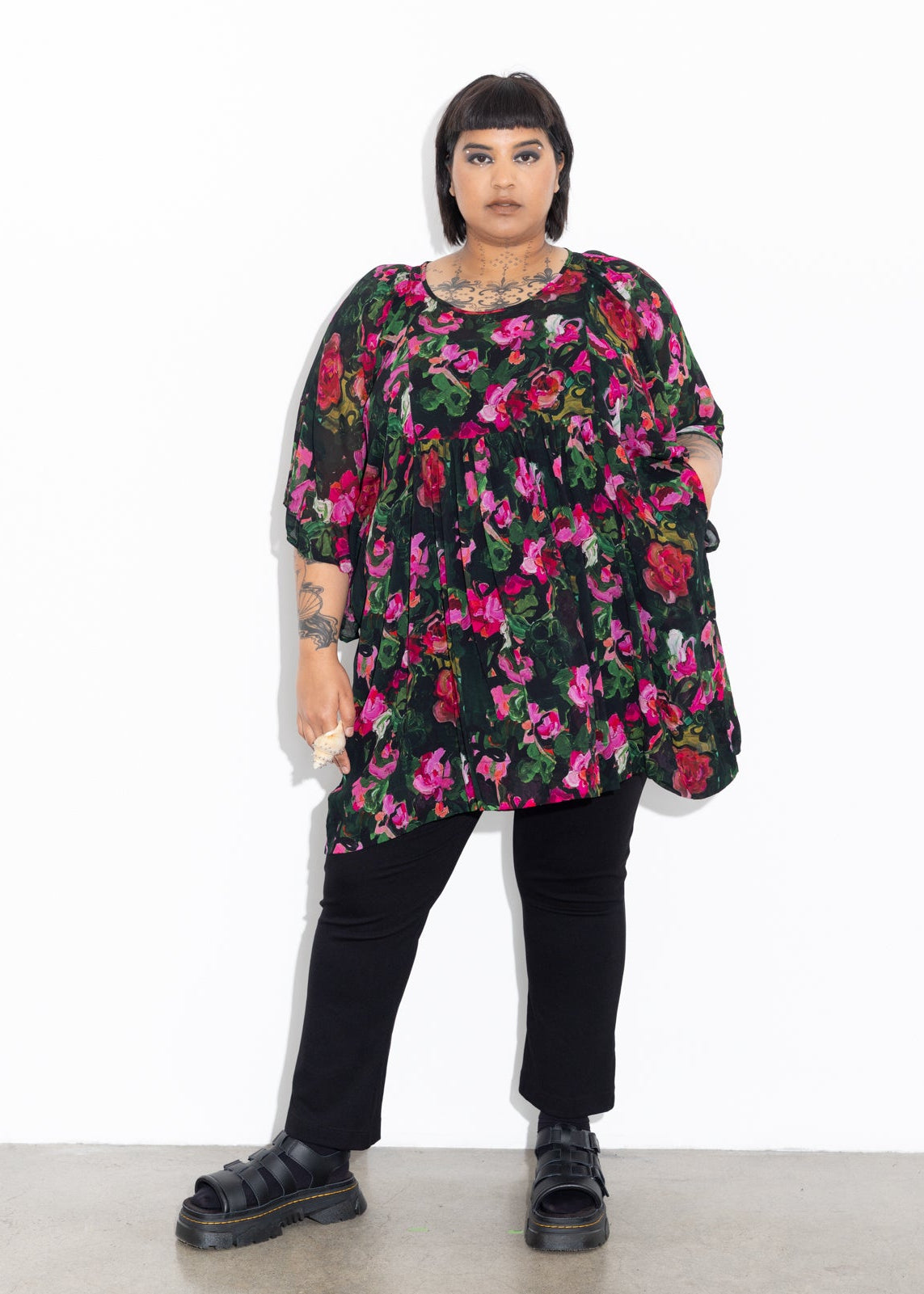 Zoe Top - Floral Study