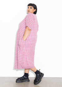 Vault Dress - Pink Check