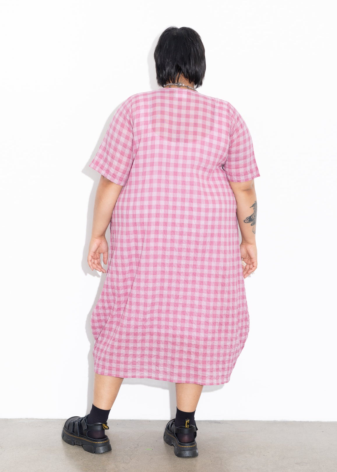 Vault Dress - Pink Check
