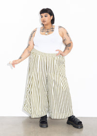 Culotte - Olive Stripe