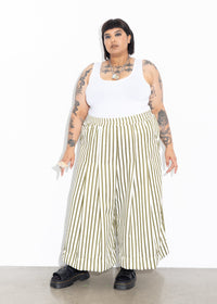 Culotte - Olive Stripe