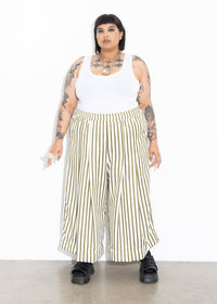 Culotte - Olive Stripe