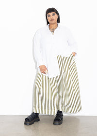 Culotte - Olive Stripe