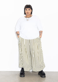 Culotte - Olive Stripe