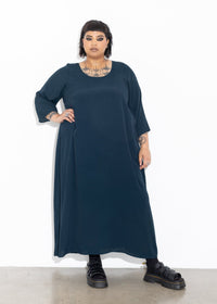 Florence Dress - Moody Blue