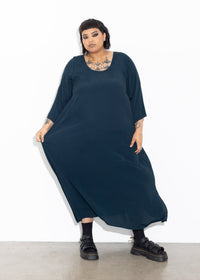 Florence Dress - Moody Blue